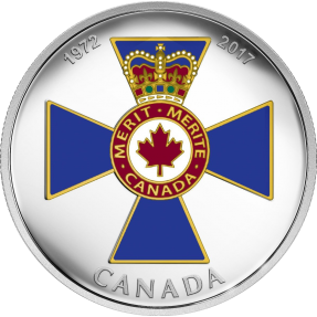 現貨 - 2017加拿大-榮譽:軍事勳章45週年紀念-1盎司銀幣