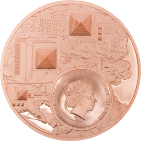 現貨 - 2022庫克群島-法老的遺產-50克銅幣