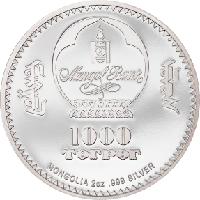 預購(確定有貨) - 2022蒙古-彼得·卡爾·法貝熱-玫瑰花蕾彩蛋-2盎司銀幣