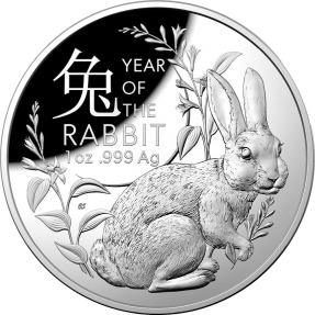 預購(限已確認者下單) - 2023澳洲皇家-生肖-兔年-1盎司銀幣(精鑄)