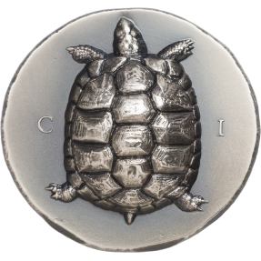 現貨 - 2020庫克群島-烏龜-超高浮雕-1盎司銀幣
