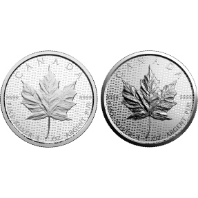 現貨 - 2017加拿大-楓葉-30週年紀念-1盎司銀幣-2枚組