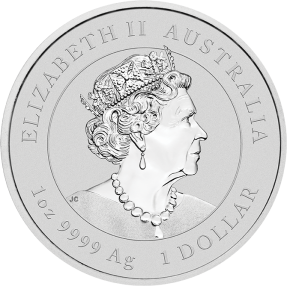 現貨 - 2020澳洲伯斯-生肖-牛年-1盎司銀幣(普鑄)