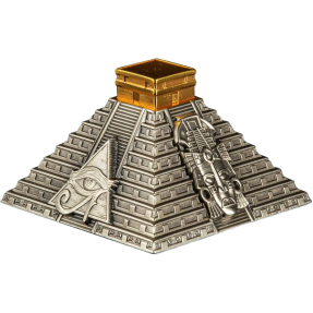 現貨 - 2022尼加拉瓜-契琴伊薩的瑪雅金字塔-5盎司銀幣