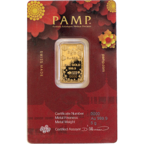 現貨(限已確認者下單) - PAMP-2023-招財貓-5克金條