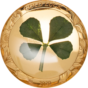 現貨 - 2020帛琉-四葉草-1克金幣(含原廠專用收藏盒)