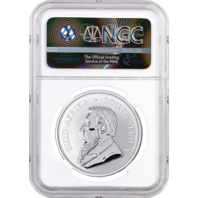 現貨 - 2017南非-克魯格-1盎司銀幣-NGC SP70鑑定幣-First Releases版(羚羊標籤-白底)
