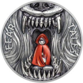現貨 - 2019帛琉-恐懼故事系列-小紅帽-2盎司銀幣