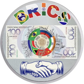 預購(限已確認者下單) - 2024紐埃-比特幣-金磚國家貨幣版 II-1盎司銀幣