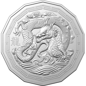 現貨 - 2024澳洲皇家-生肖-龍年-15.37克硬幣(卡裝)