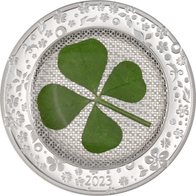 現貨(原廠已售罄) - 2023帛琉-四葉草-1盎司銀幣