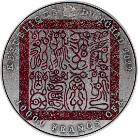 現貨 - 2022查德-過五關斬六將-關羽-仿古版-(2盎銀+11.5盎司銅)銀幣