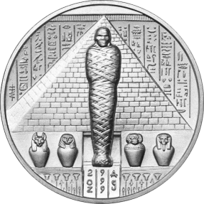 現貨 - 埃及-歐西里斯-2盎司銀幣(普鑄)(含塑殼)