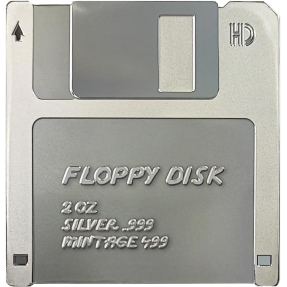 預購(限已確認者下單) - 2024紐埃-科技-磁碟片-造型-2盎司銀幣