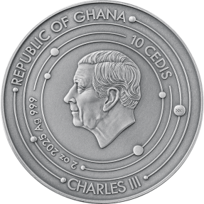 預購(限已確認者下單) - 2025迦納-太陽系-太陽-2盎司銀幣