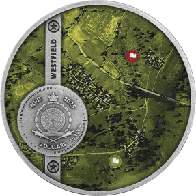 預購 - 2025紐埃-坦克世界-豹120改進型(狙擊型中型坦克)-1盎司銀幣