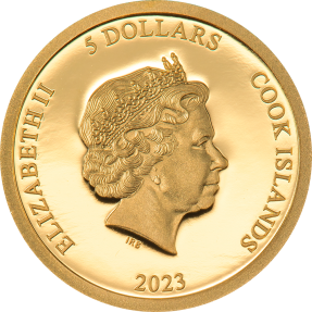 現貨 - 2023庫克群島-斯巴達-0.5克金幣