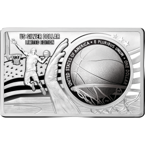 現貨 - 2020美國-籃球-名人堂-60週年紀念-2盎司銀條