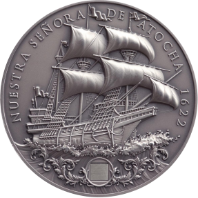 預購(限已確認者下單) - 2022紐埃-阿托查號(西班牙珍寶帆船)-仿古版-2盎司銀幣