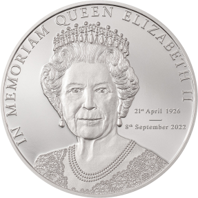 預購(確定有貨) - 2022庫克群島-紀念伊麗莎白二世-1盎司銀幣