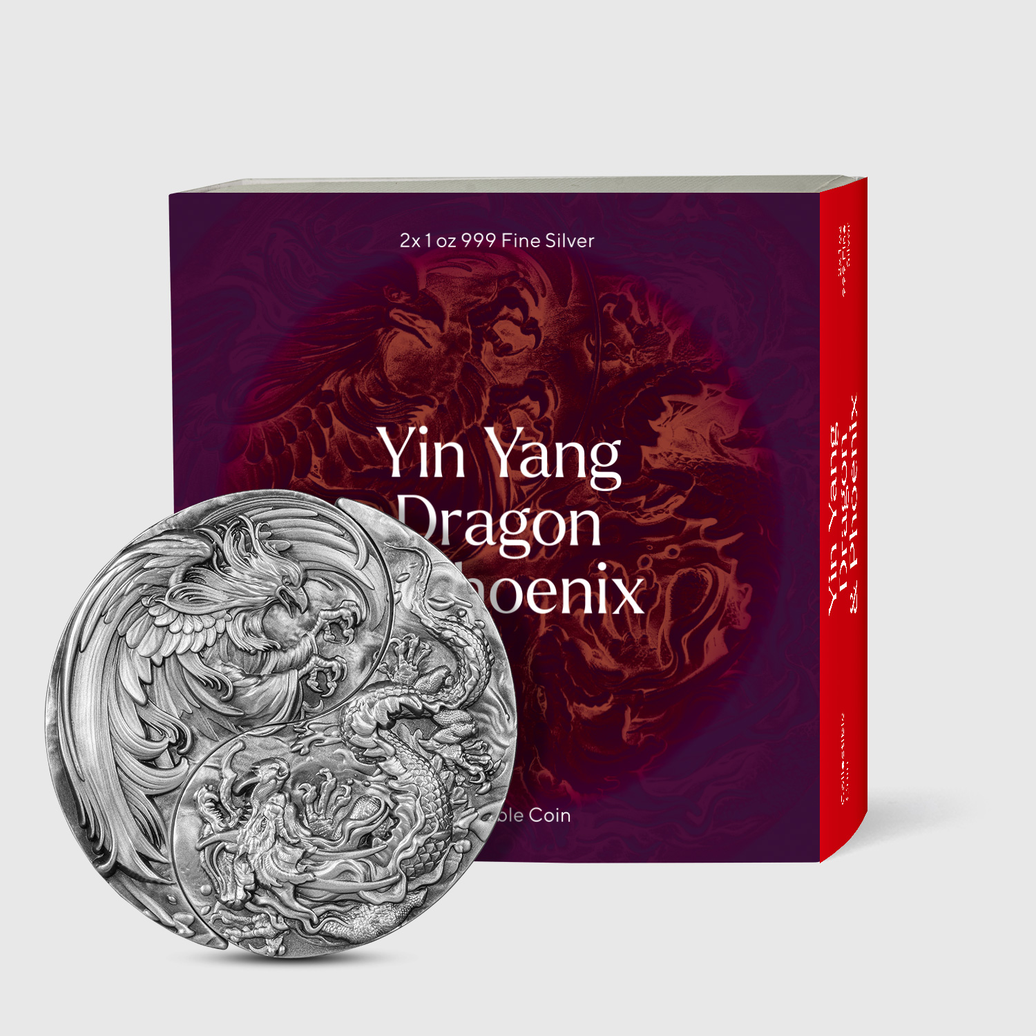 2023 Yin Yang Dragon and Phoenix Shaped 2x 1oz Silver Coin Packaging.jpg
