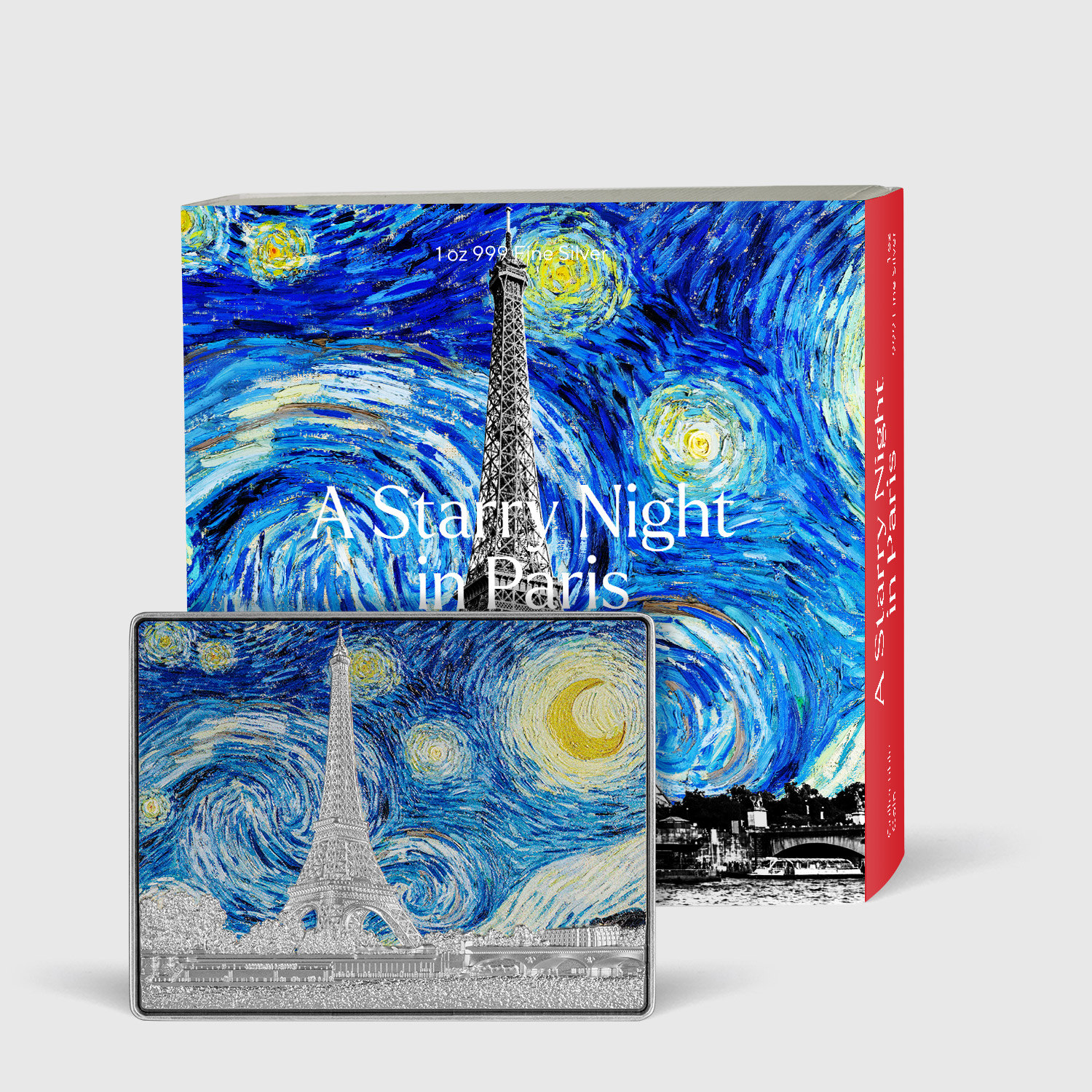 2023 A Starry Night in Paris 1oz Silver Coin Packaging.jpg