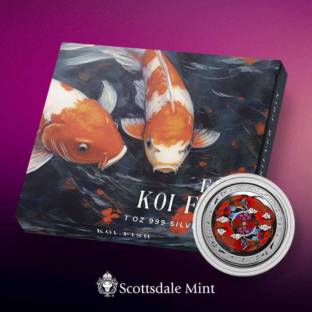 2023 Fiji Koi Fish 1 troy oz Silver 999 Fine Silver Proof Color Coin Scottsdale Mint 02.jpg