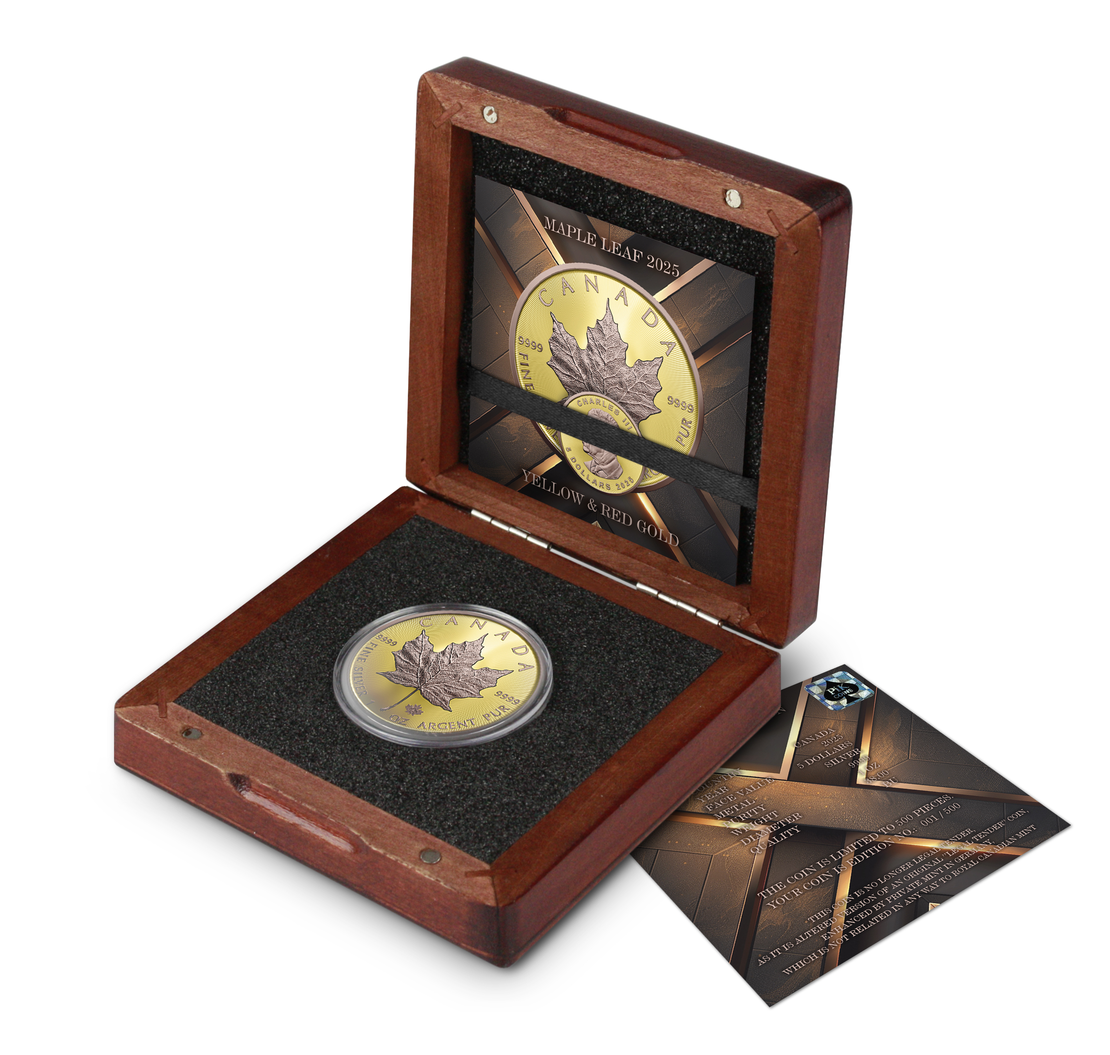 Maple Leaf – Yellow & Red Gold 5$ Canada 2025_04.jpg